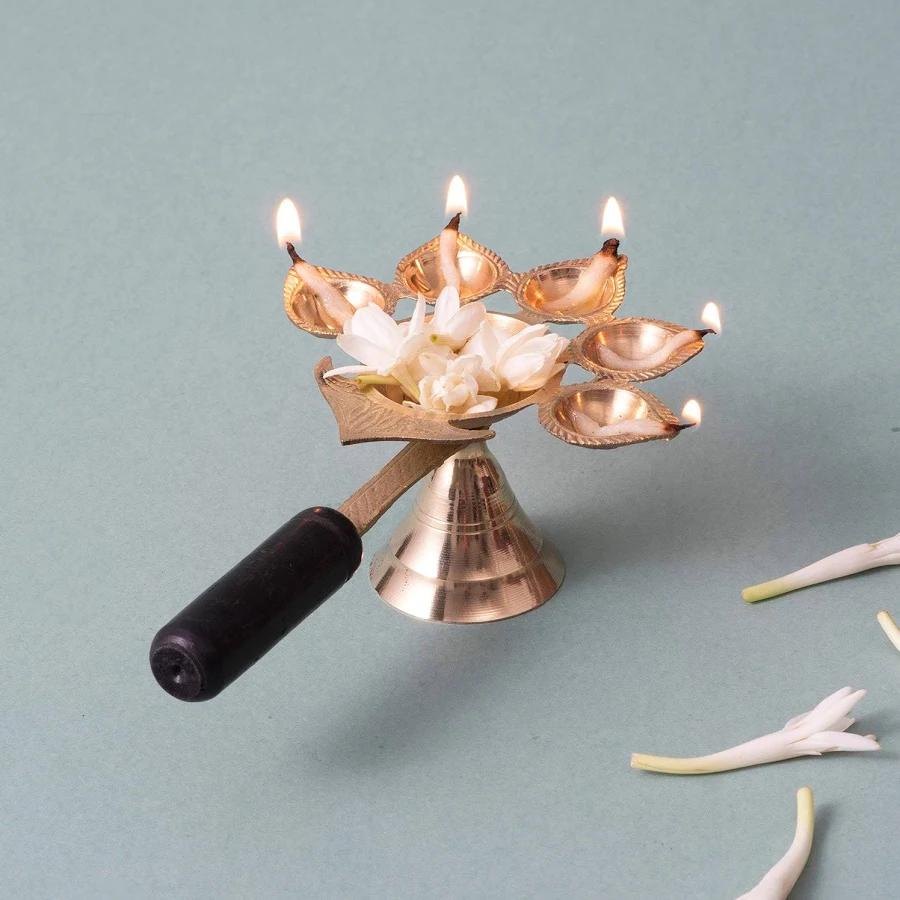 Traditional Brass Aarti Lamp