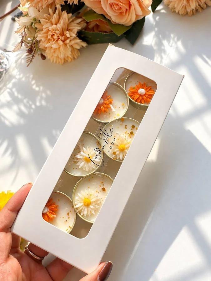 Floral Tealight Gift Box